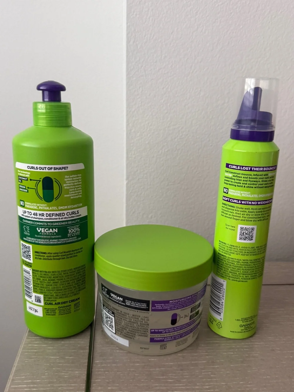 Garnier Fructis Curl Care Trio Full Size